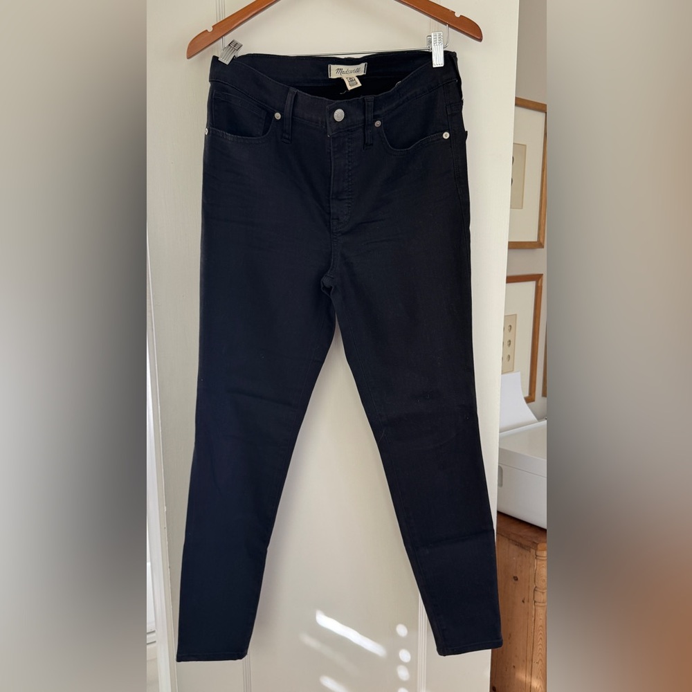 Madewell Women’s black mid-rise skinny jeans | size 30